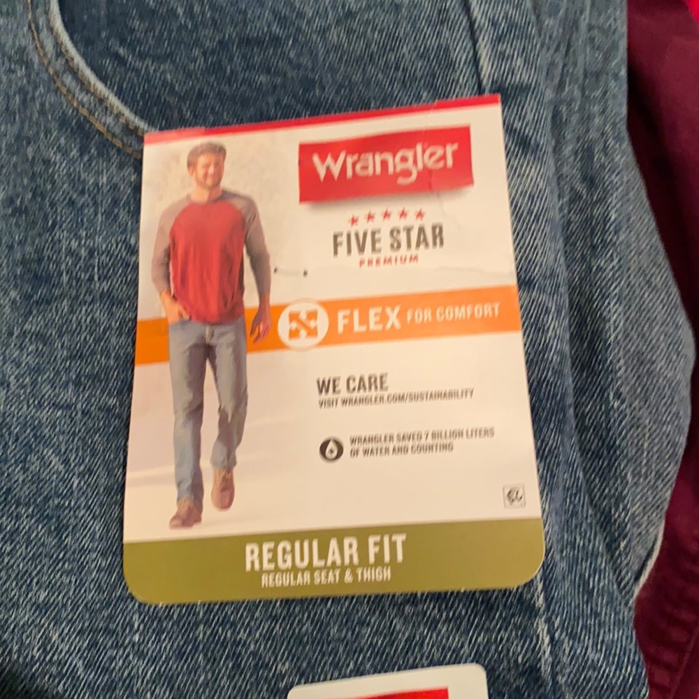 Two pair of wrangler men’s jeans size 38x30
